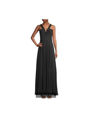 Ungaro black Pleated Off-the-Shoulder Gown Size 2 NWT